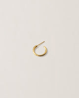 GAIA TEXTURED HOOP LIGHT PIERCED EARRING Ⅱ - K24P