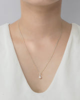 VEGAN PEARL LIGHT PENDANT - PURE SILVER 999