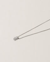 MOISSANITE LIGHT SQUARE PENDANT - PURE SILVER 999