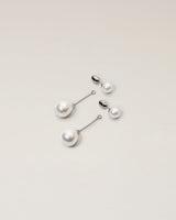 SWING PIERCED EARRINGS - PURE SILVER 999