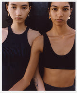 DROP PIERCED EARRINGS - PURE SILVER 999