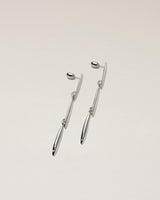 ELLIPSE TREE PIERCED EARRINGS Ⅱ - PURE SILVER 999