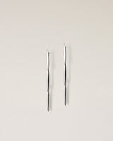 ELLIPSE TREE PIERCED EARRINGS Ⅱ - PURE SILVER 999