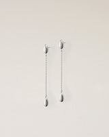 SEED PIERCED EARRINGS - PURE SILVER 999