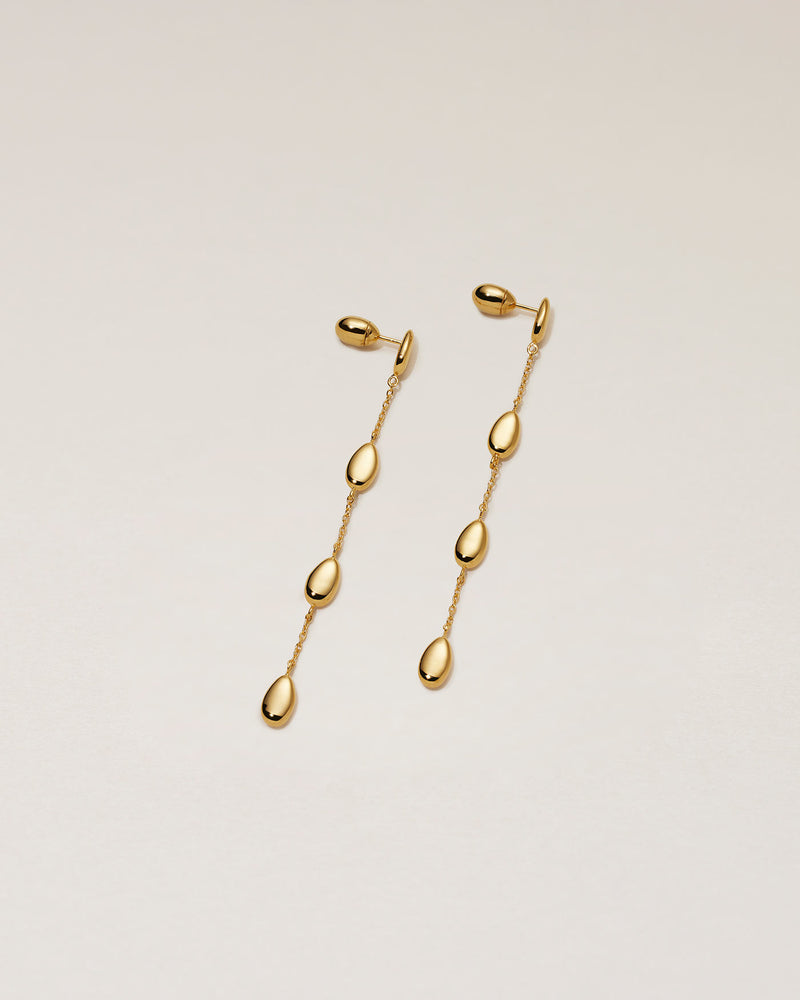 EIGHT SEED PIERCED EARRINGS - K24P