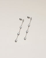 EIGHT SEED PIERCED EARRINGS - PURE SILVER 999