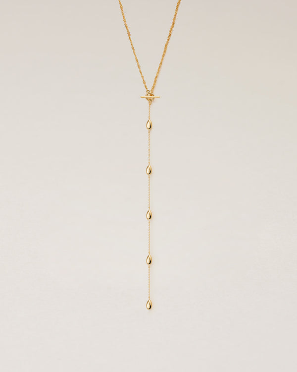 SEED LARIAT NECKLACE - K24P