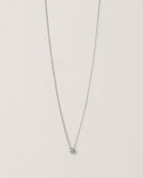 MOISSANITE LIGHT ROUND PENDANT - PURE SILVER 999