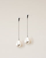 SWING PIERCED EARRINGS Ⅱ - PURE SILVER 999