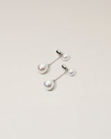 SWING PIERCED EARRINGS - PURE SILVER 999