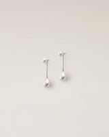 SWING PIERCED EARRINGS - PURE SILVER 999