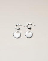 DROP PIERCED EARRINGS  - PURE SILVER 999