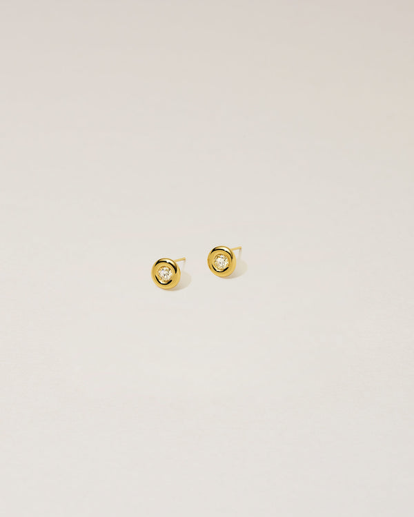 CIRCLE PIERCED EARRINGS - K24P