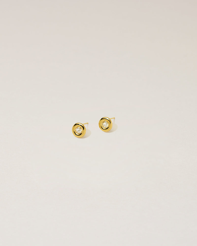 CIRCLE PIERCED EARRINGS - K24P