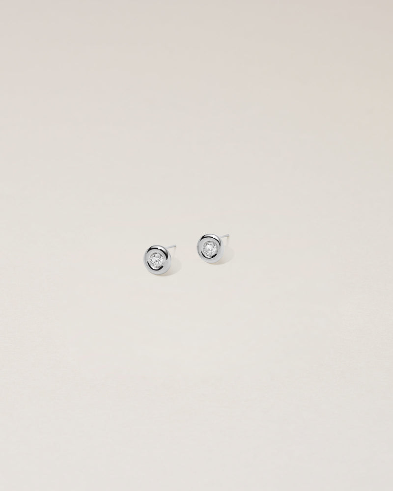 CIRCLE PIERCED EARRINGS - PURE SILVER 999