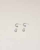 DROP PIERCED EARRINGS - PURE SILVER 999