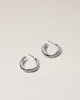 SWAY PIERCED EARRINGS Ⅰ - PURE SILVER 999