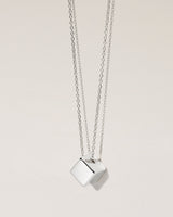 CUBE PENDANT - PURE SILVER 999