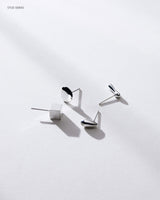 STUD PIERCED EARRING Ⅱ - PURE SILVER 999