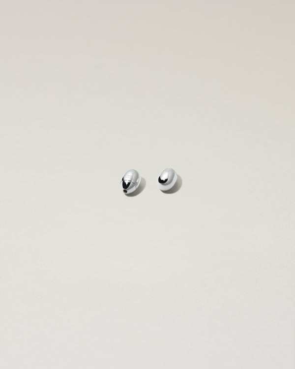 EGG EARRING BACKS - PURE SILVER 999