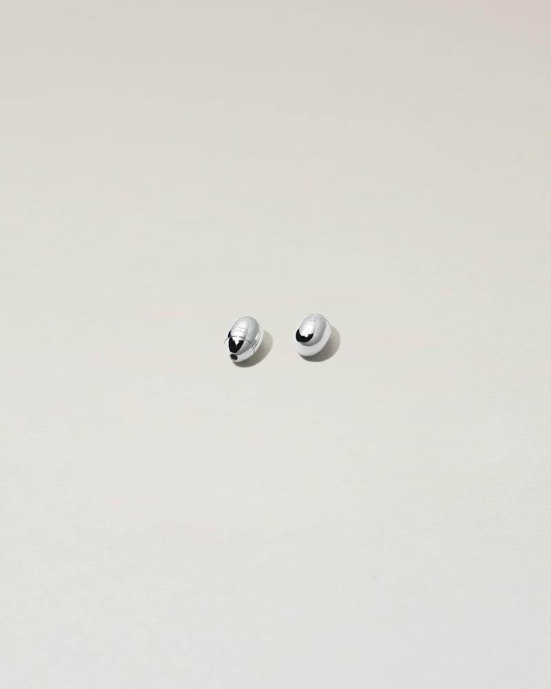 EGG EARRING BACKS - PURE SILVER 999