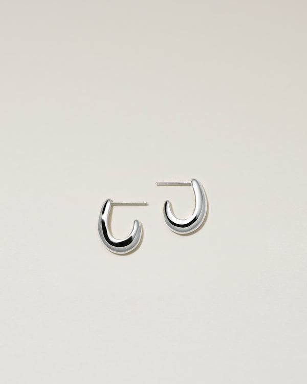 O PIERCED EARRINGS Ⅰ - PURE SILVER 999