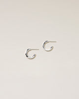 HOOP PIERCED EARRINGS Ⅰ - PURE SILVER 999