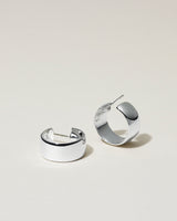 HOOP PIERCED EARRINGS Ⅱ - PURE SILVER 999