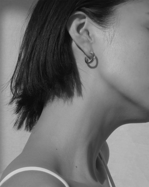 PIERCED EARRINGS Ⅰ - PURE SILVER 999